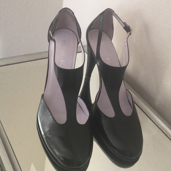 Michelle K Shoes - Michelle K T-Strap High Heels Shoes